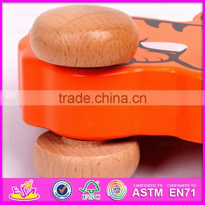 2015 Pull back mini wooden toy wholesale toy,Wooden pull and push toy for kids,Promotional cheap string Wooden Drag Toys W05B080