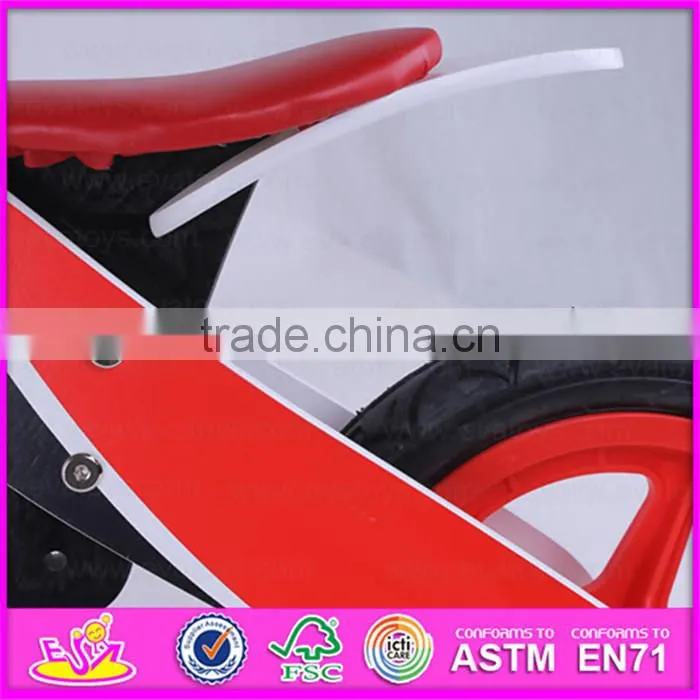 OEM and ODM Certified Balance Toys Wooden Bike Kids Balance Bicycle W16C131