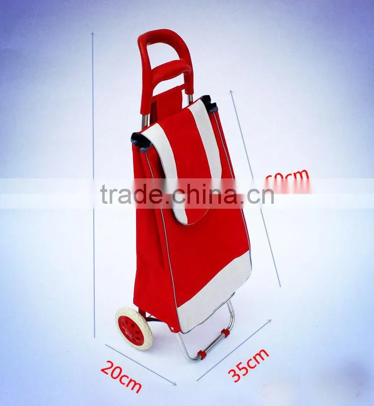Folding Supermarket Grocery Shopping Trolley Bag