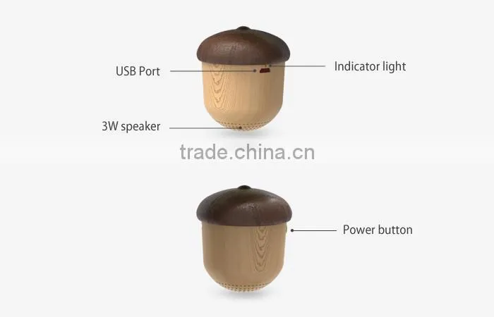 Brand new mini nut style wireless Bluetooth float speaker levitation device