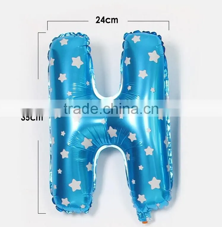 Inflatable letter Foil Balloons helium Birthday /Wedding party Decorative Foil Balloons