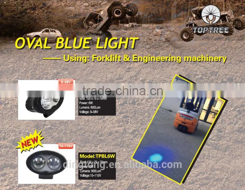 DC9-110V Hystsu forklift parts blue light forklift blue spot light for forklift