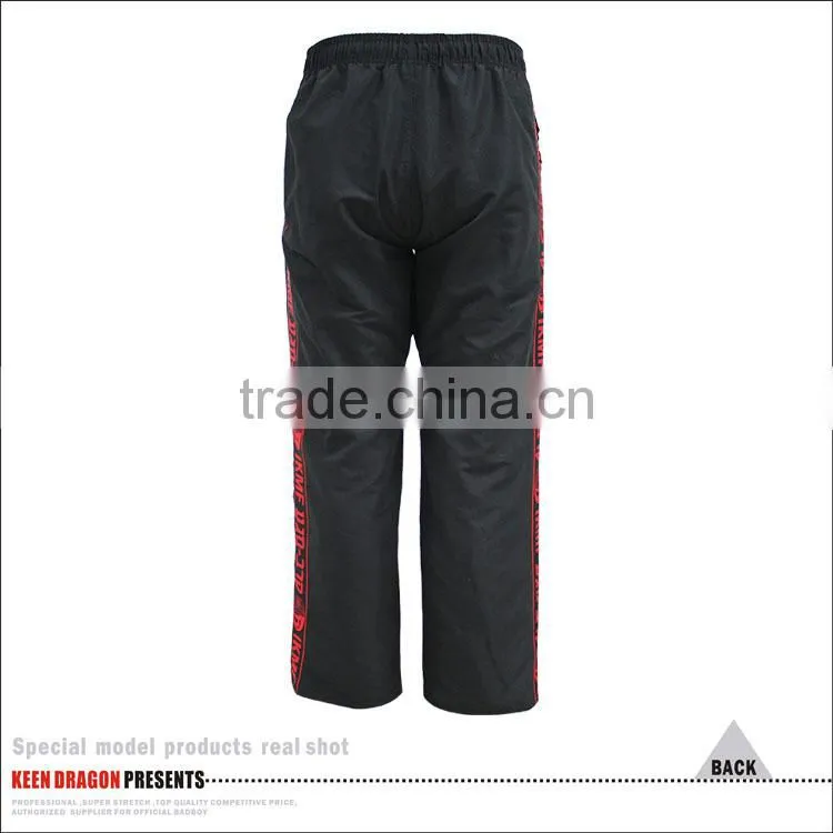 Fashion training wear custom embroidery logo mens running pants
