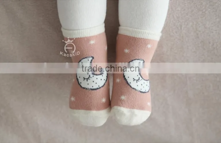 baby cute cotton socks, silicone print baby socks,baby socks
