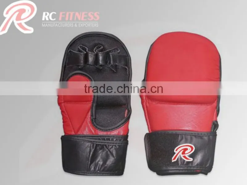 PU leather deluxe boxing gloves/ High Quality Kick Boxing Gloves Custom Boxing Gloves