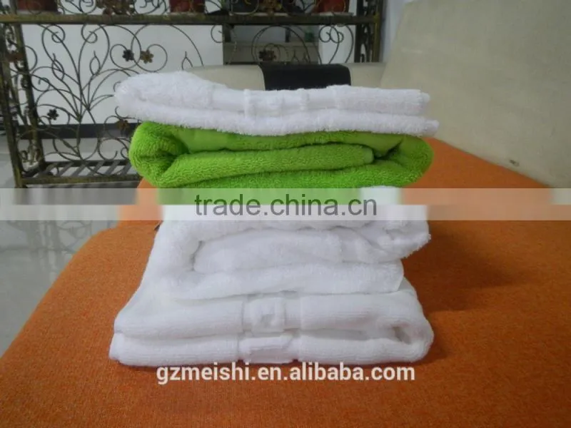 Luxury Custom Terry White 5 star hotel Cotton shower towel with monogrammed logo