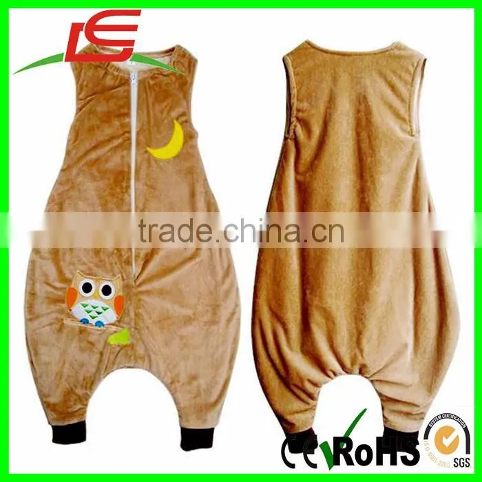 flannel Infants young children sleeveless vest cent leg sleeping bag