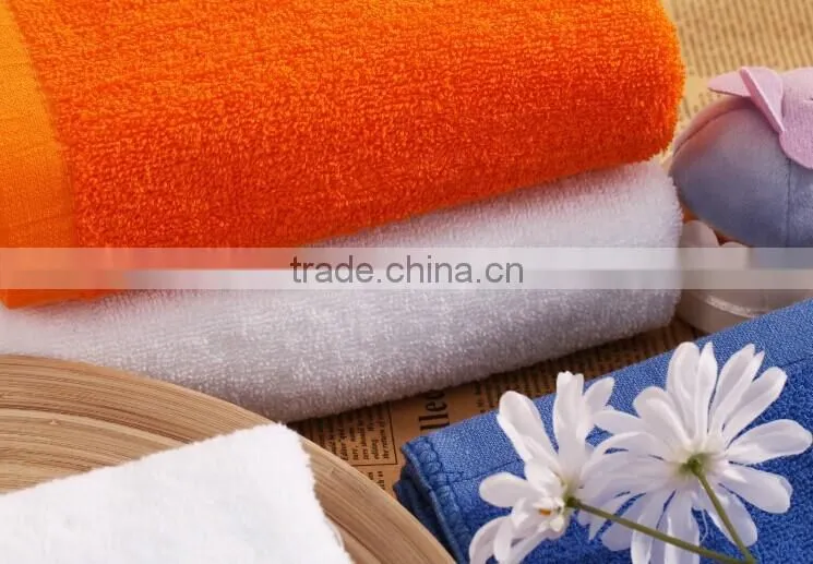 Environmental health good water absorption non greasy feeling 75cm*35cm weight 120g 100% cotton towel Pure bright fine neat