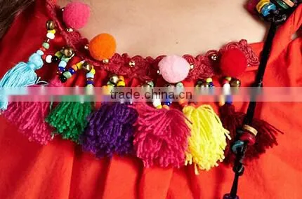 2015 New design of orange linen cotton Mommy and Me party dress for Hallowmas Party clothes