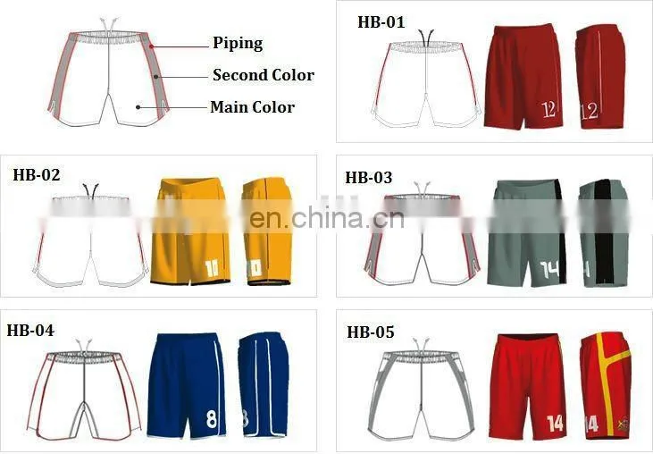 Custom Soccer Athletes Pants Polyester Soccer Shorts for Athletes