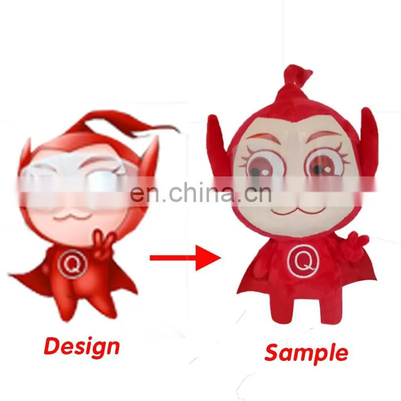 Customized logo plush stuffed animals toys custom plush toys doll