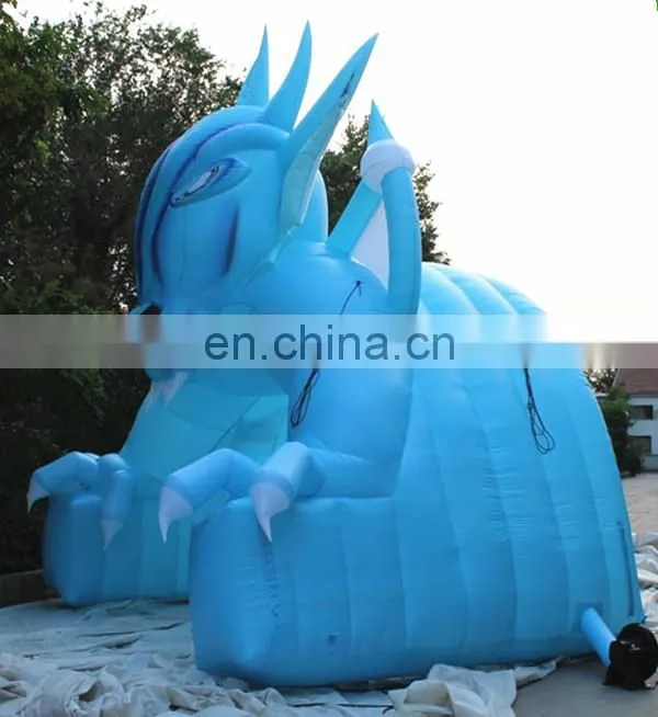 inflatable dragon tunnel inflatable football mascot for sports event