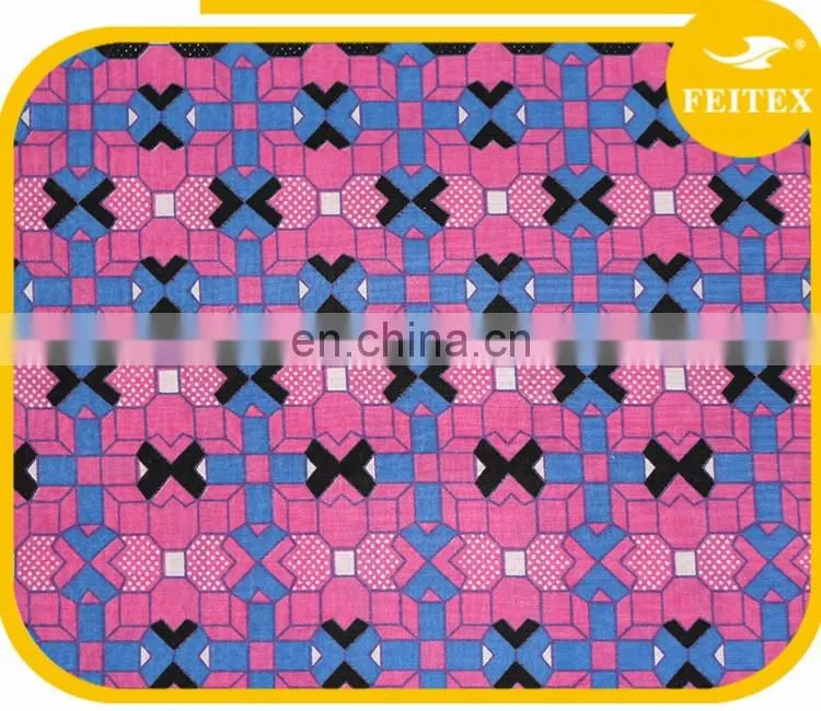 African Super Wax Hollandais Fabric Cotton Holland Wax Knit Fabric Paraffin Wax Wholesale Made In China