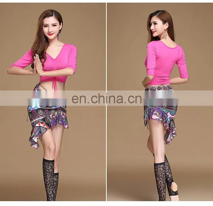 T-5179 Modal printing pattern belly dance costume set
