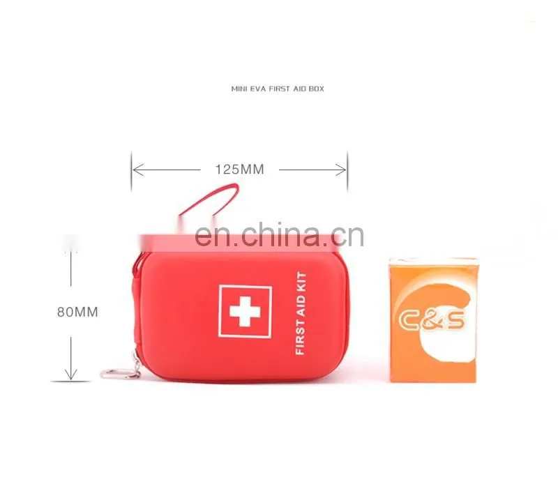 emergency hard medical case with strap first aid kit box for outdoor travel
