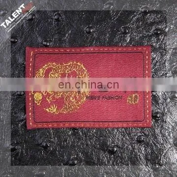 custom brand logo high density woven label for garment