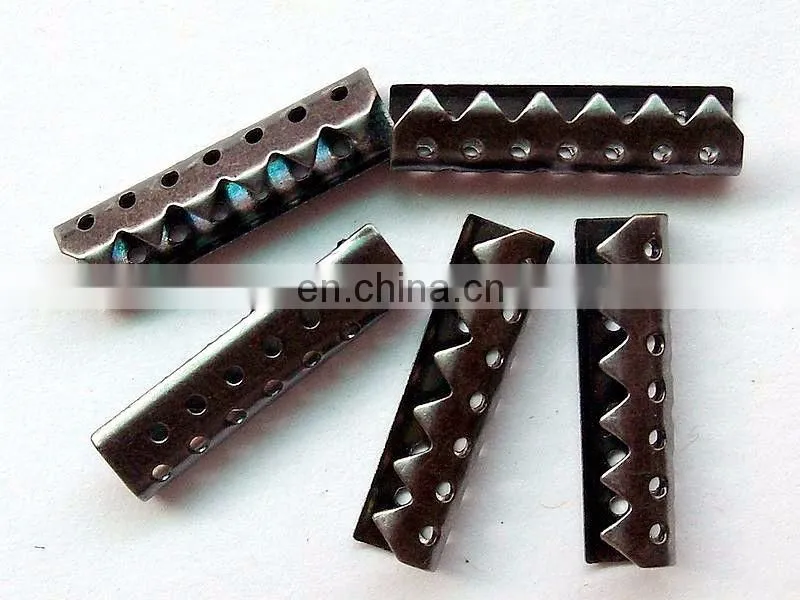 Brass shoelace U shape aglet metal tip for shoelace