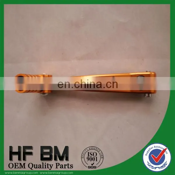 Dirt bike spare parts, dirt bike CNC starting lever, CNC Parts motorcycle dirt Bike Aluminum S Shaped Kick Start Lever
