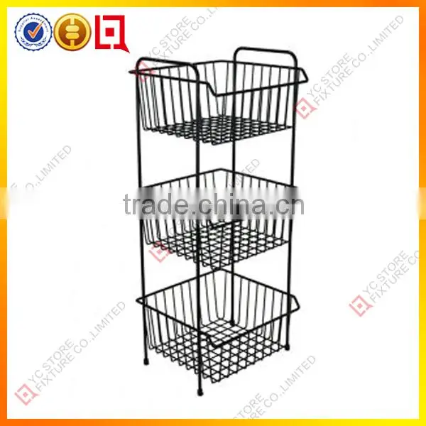 Round tier kitchen vegetable storage rack