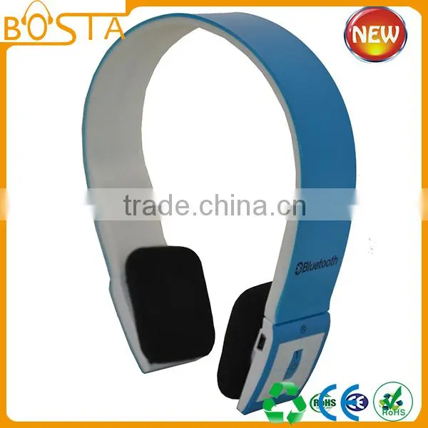 Clearance sales sports colorful music stereo mobile ribbon bluetooth headsets 2.0