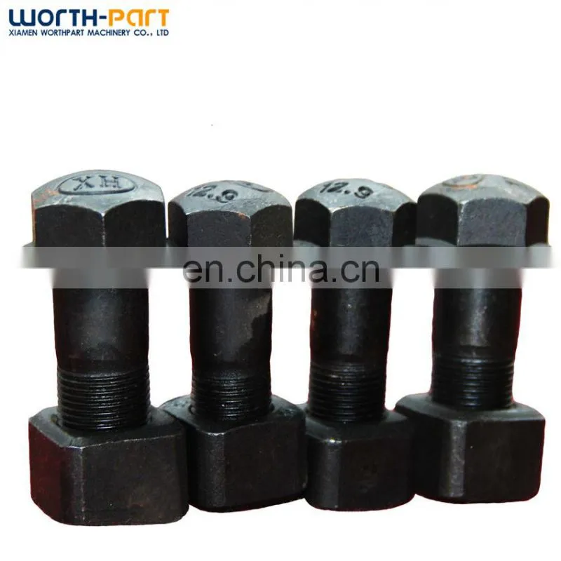 SH300-3 excavator track bolt and nut dimension M24*65
