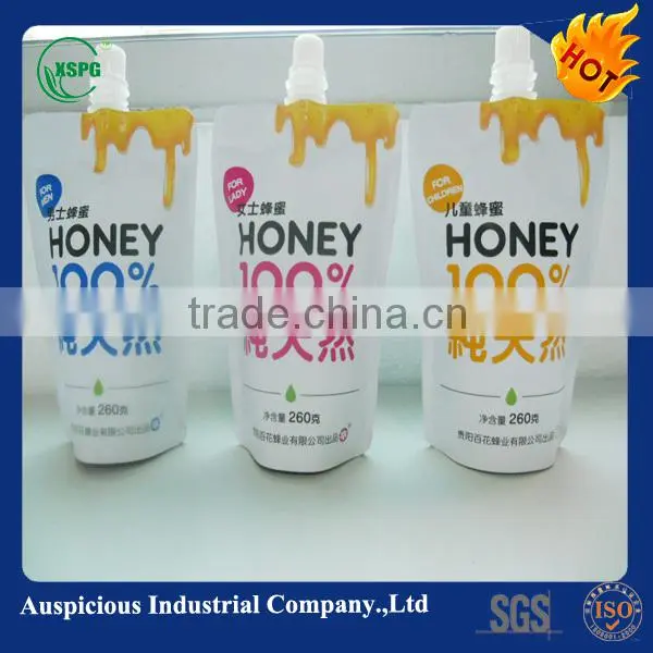 Liquid baby food packaging spout bag