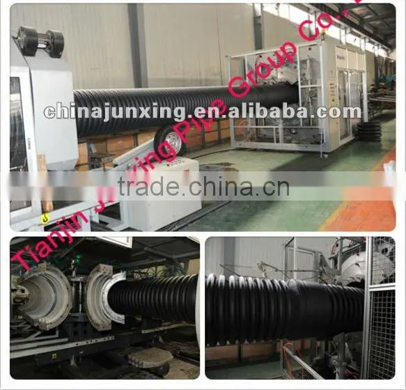 with 45 branches JunXing Group polyethylene 700mm hdpe culvert pipe as collector drains