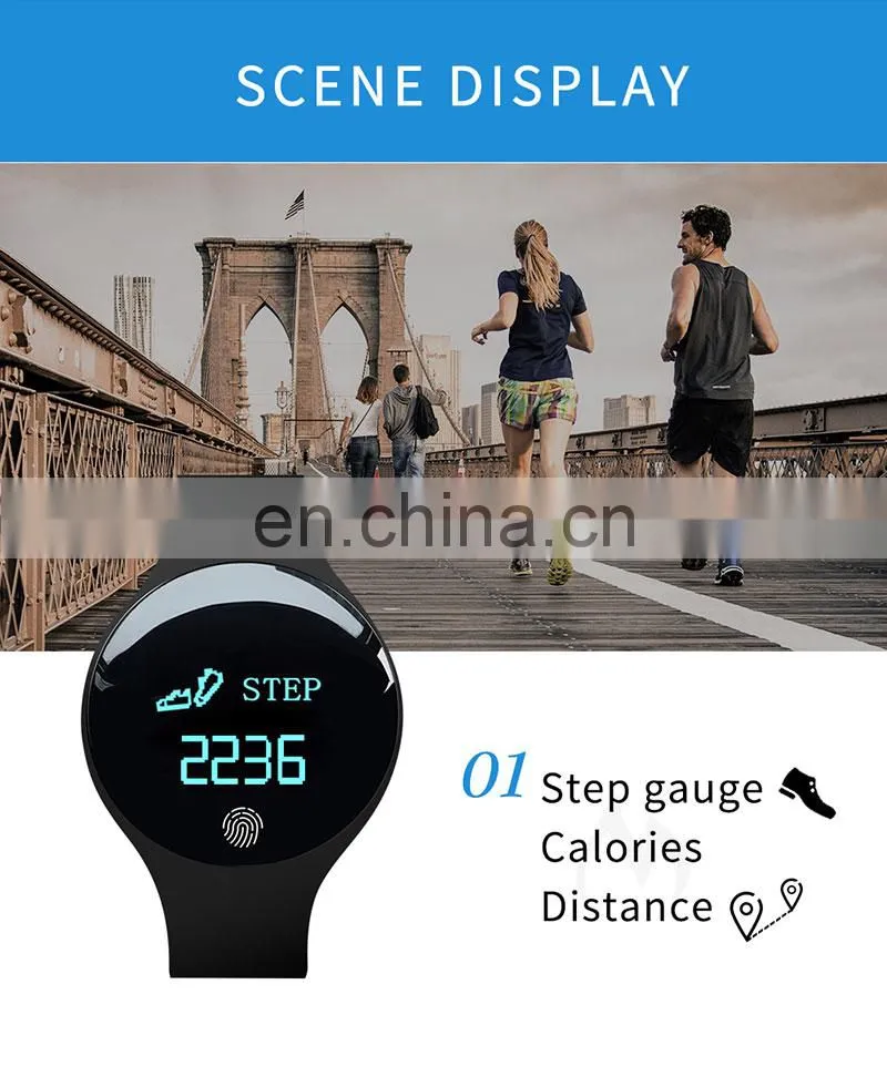SANDA SD01 Unisex Smart Reloj LED Clock Waterproof Reminder Functional Outdoor Intelligent Wrist Watches