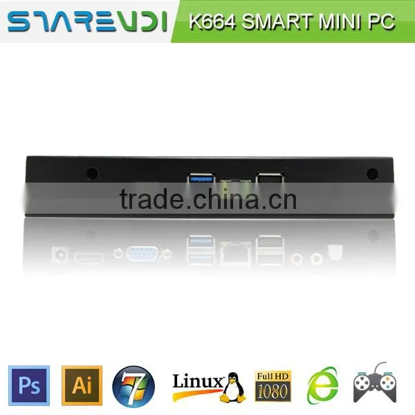 3 years warranty mini PC Baytrail embedded desktop PC mini computer CPU quad core 2.4G with USB3.0