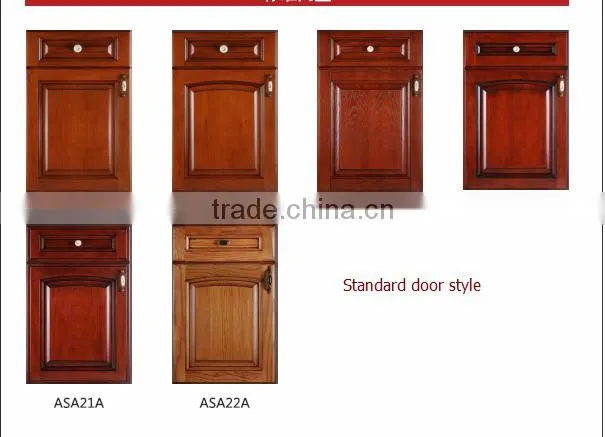 Neoclassic Solid Wood Kitchen Cabinet (SA-44)