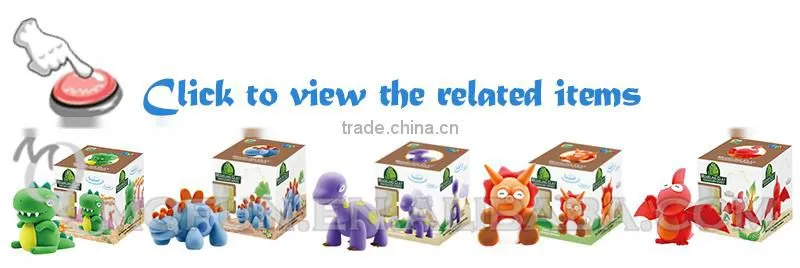 Mini Qute Bonnie kawaii Jurassic Park Pterosaur DIY cartoon model building block plasticine clay educational toy NO.BN9986-5
