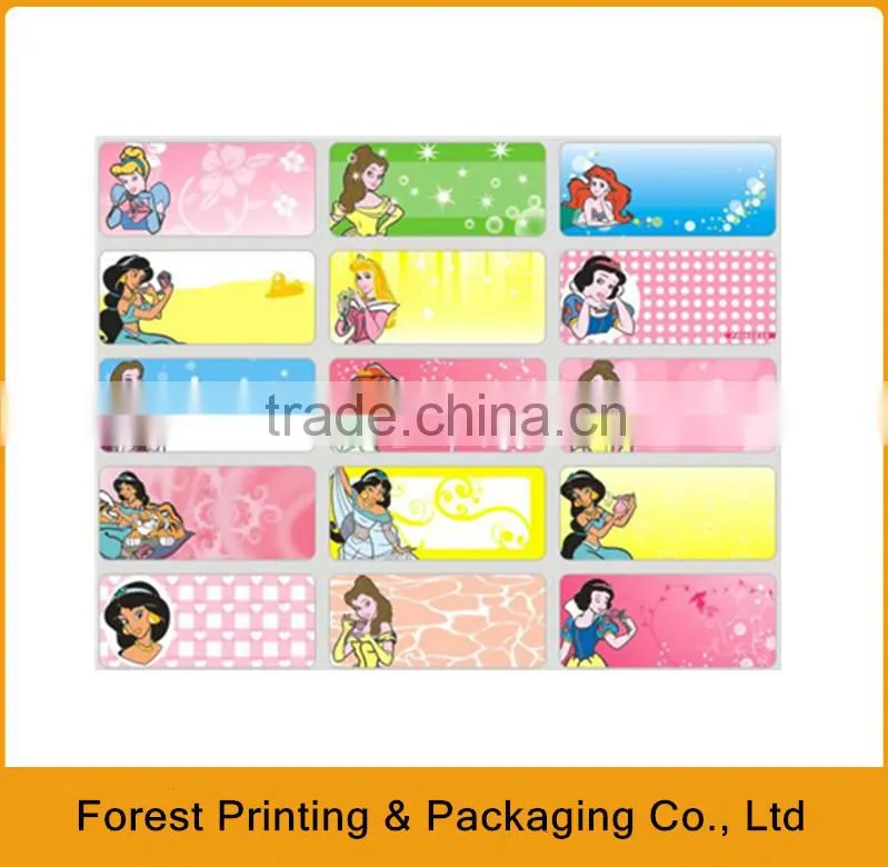 Hot sale kids sticker,cartoon sticker printing