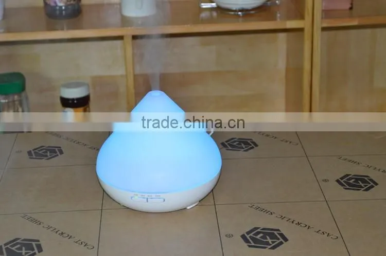 2016 Hot Sale Low Noise Aroma Water Mist Diffuser with Rainbow Lights Household Appliance