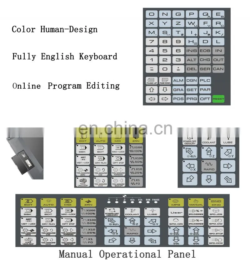 Hot Selling Product Pllc New Gsk Atc Mini Numerical NEWKer 3/4axis Control Controller Lathe Hot Selling Product Pllc New Gsk Atc Mini Numerical NEWKer 3/4axis Control Controller Lathe