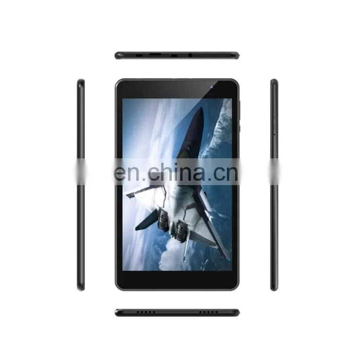 MTK8168 quad core processor wifi 3g dongle tablet pc 8" with reset jack MIC speaker