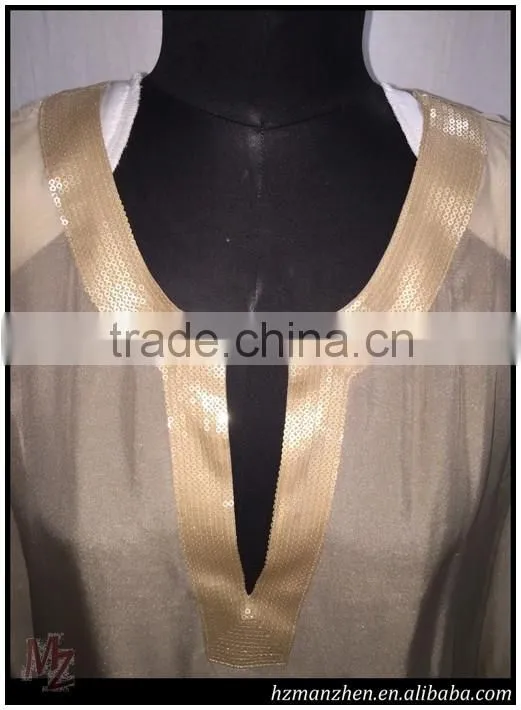 2016 New fashion pure color silk women blouse
