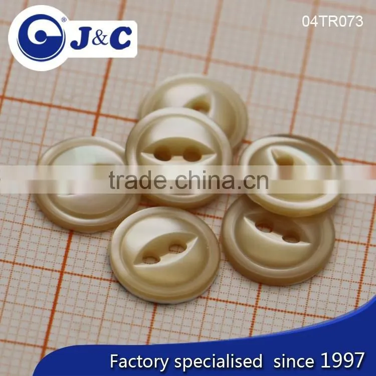 2 big holes Trocas shell buttons for fashion shirt.