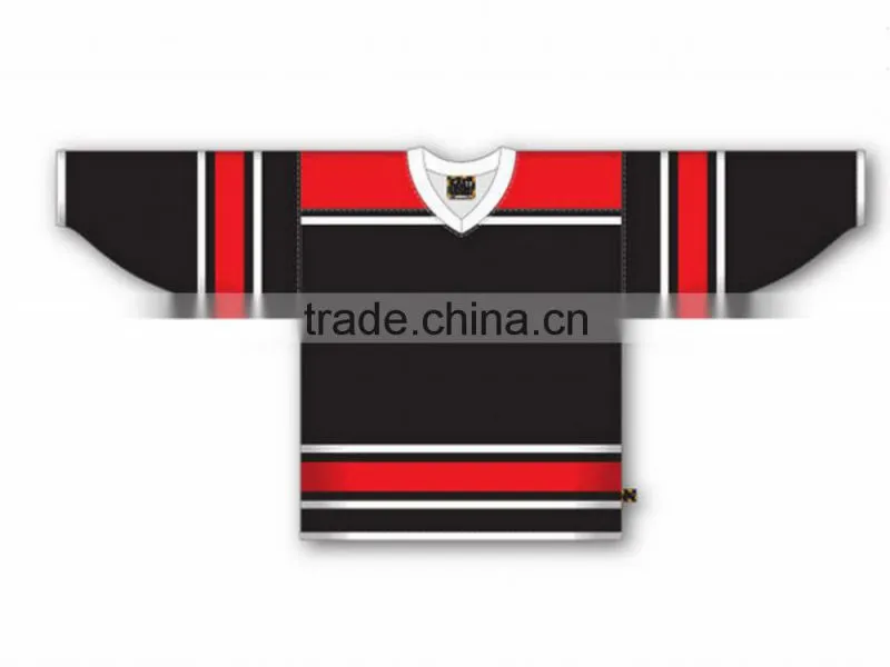 Custom made college blank hockey jersey