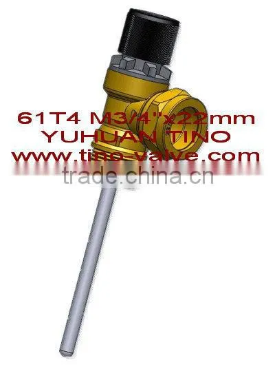 European model Safety relief tp Valve 3/4''x22mm