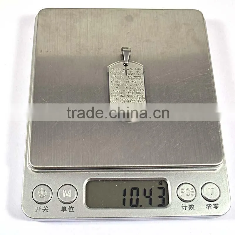 Engagement Occasion And Unise Tag Pendnat Wholesale Cross Pendant Bulk Sale