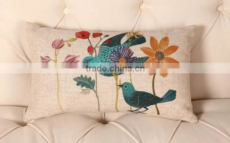 Wholesale custom printed decorative throw pillow beautiful pillow