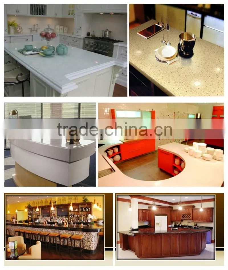 2016 Hot Sale Whole Price Quartz Stone Restaurant kitchen counter tops