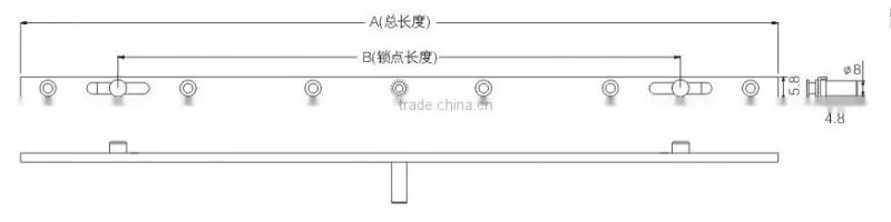 Door lock JW-6088CG