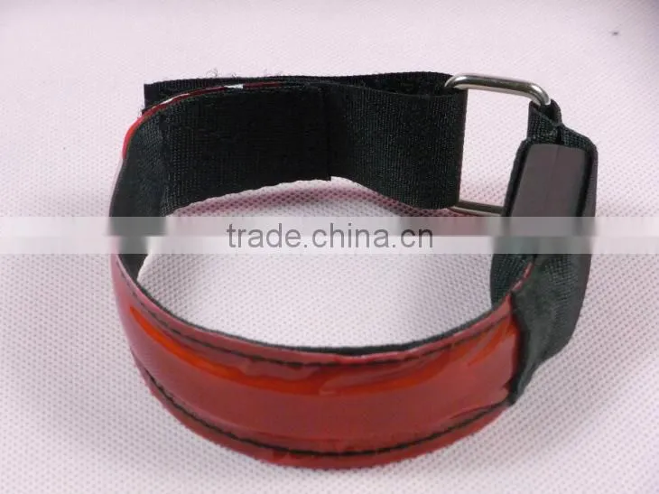 LED light Flash safety arm band safety lights fiber arm bands