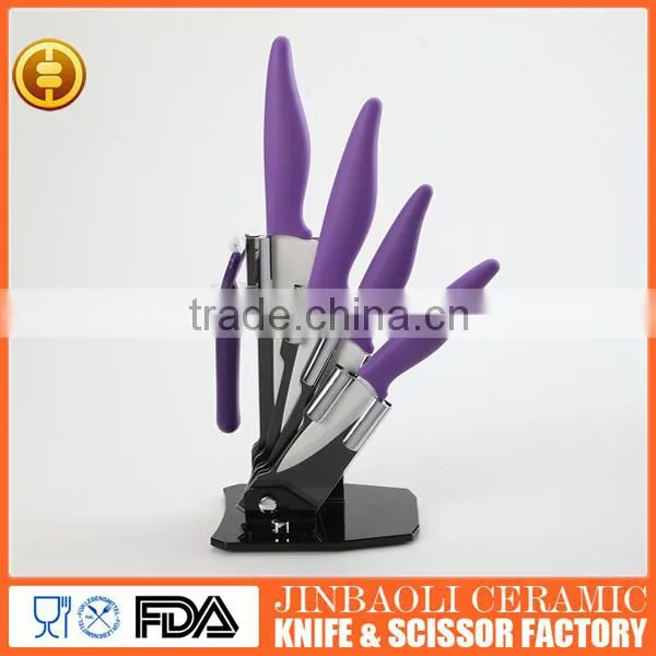 beautiful zirconium oxide non-stick knife set