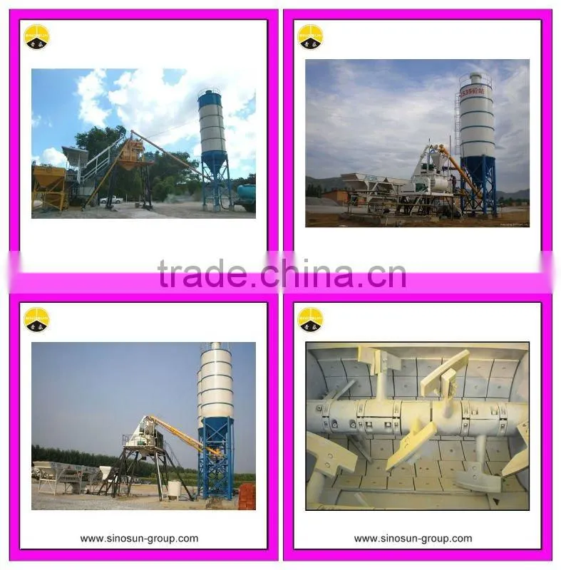 Concrete batch plant HZS50 with best price