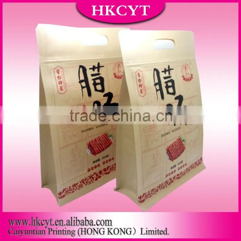 Resealable Stand Up Pouches With Zipper Doypack For Snacks