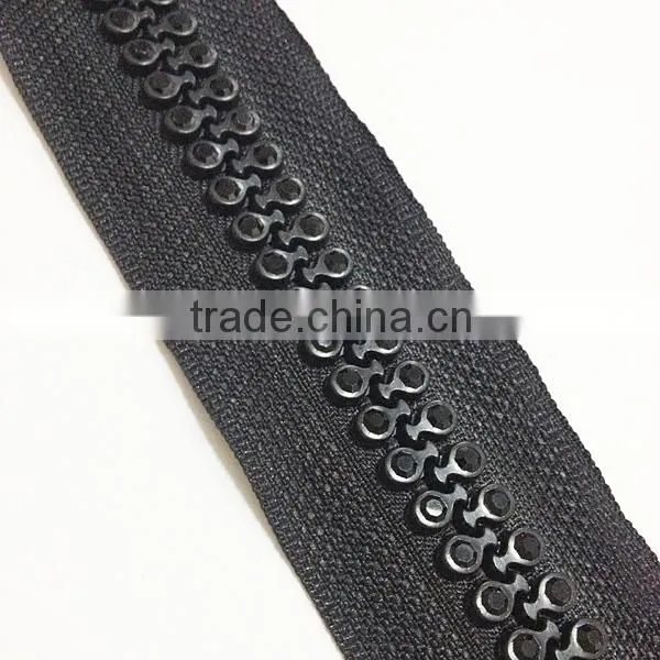 delin rhinstone zipper