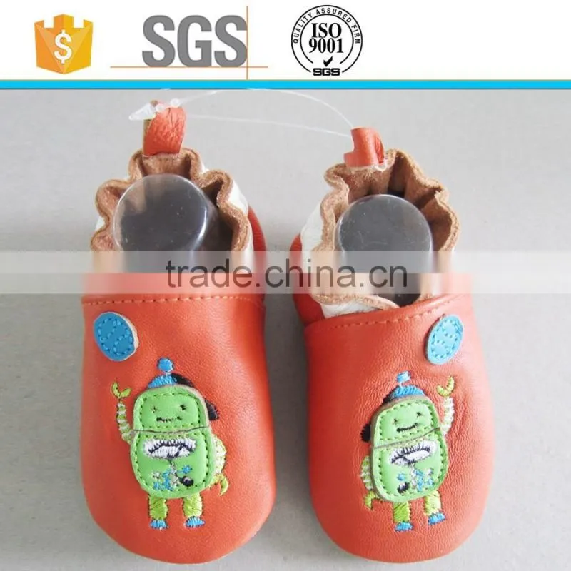 2016 new girl boy kids sheep leather baby shoes soft sole