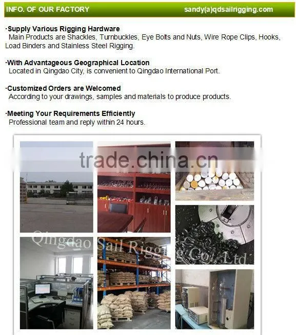 China supplier US type drop forged fist grip clips